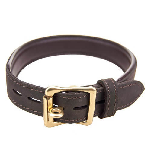 BOUND Nubuck Leather Choker with 'O' Ring 2 BOUND Nubuck Leather Choker with 'O' Ring - Image 2