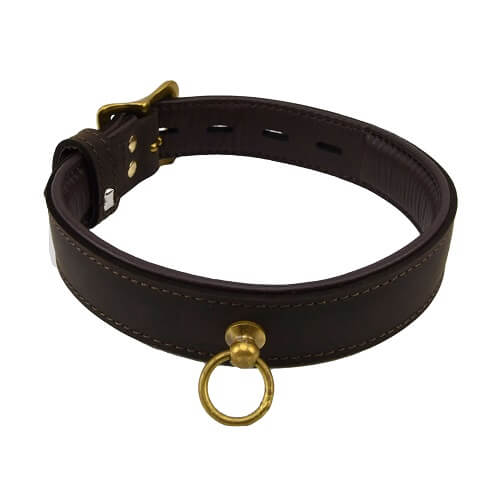 BOUND Nubuck Leather Choker with 'O' Ring 6 BOUND Nubuck Leather Choker with 'O' Ring - Image 6