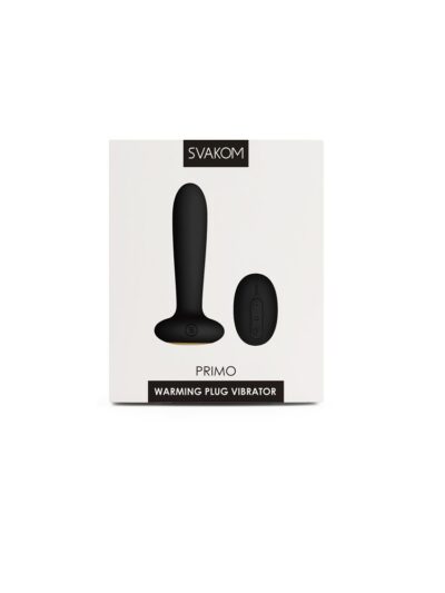 n10289 svakom primo remote control warming butt plug 3 1 2