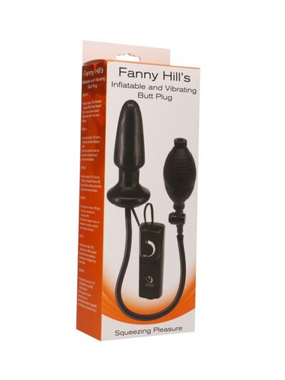 n10426 inflatable vibrating butt plug black 2 1 2