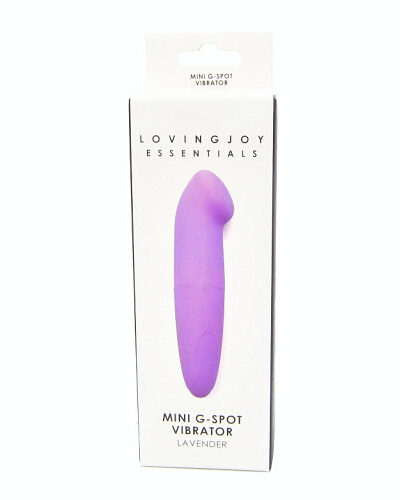 n10479 loving joy mini g spot vibrator lavender pkg 3