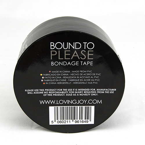 Bound to Please Bondage Tape Black 2 Bound to Please Bondage Tape Black - Image 2