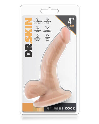 n10860 realistic 4inch cock with balls 2 2