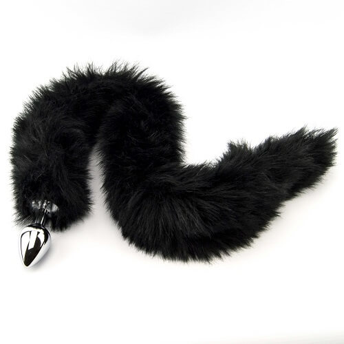 Furry Fantasy Black Panther Tail Butt Plug 3 Furry Fantasy Black Panther Tail Butt Plug - Image 3