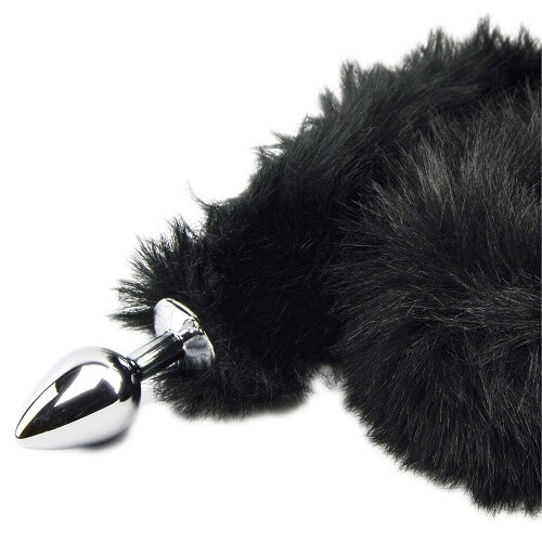 Furry Fantasy Black Panther Tail Butt Plug 6 Furry Fantasy Black Panther Tail Butt Plug - Image 6