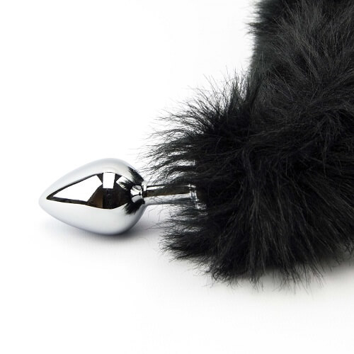 Furry Fantasy Black Panther Tail Butt Plug 7 Furry Fantasy Black Panther Tail Butt Plug - Image 7