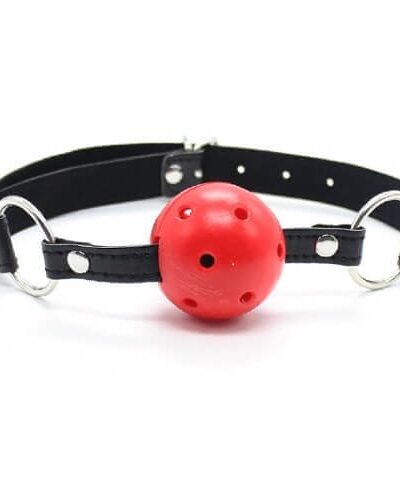 Bound to Please Breathable Ball Gag Red