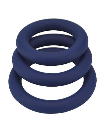 Loving Joy Thick Silicone Cock Rings 3 Pack