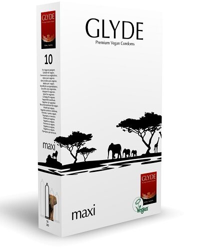 Glyde Ultra Maxi Vegan Condoms 10 Pack