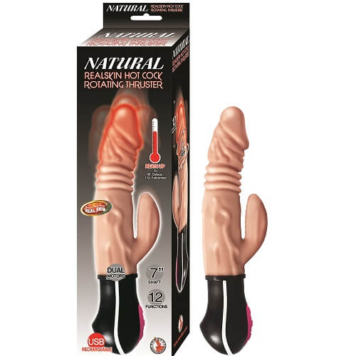 Realistic Warming and Thrusting Vibrating Dildo Flesh 4 Realistic Warming and Thrusting Vibrating Dildo Flesh - Image 4