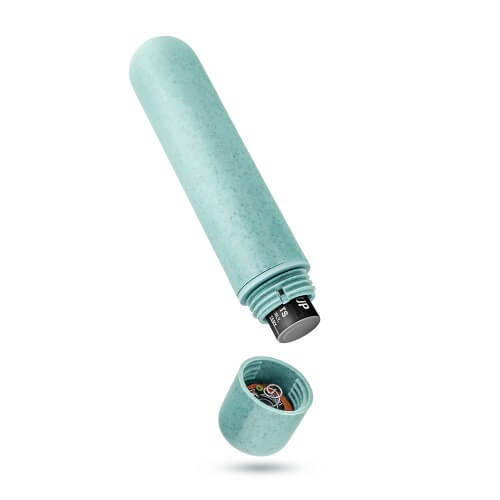 Gaia Biodegradable Eco Bullet Vibrator Blue 6 Gaia Biodegradable Eco Bullet Vibrator Blue - Image 6