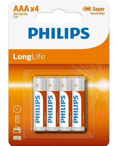 4 Pack AAA Size Batteries