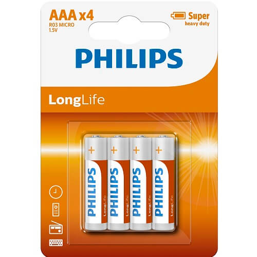 4 Pack AAA Size Batteries 1 4 Pack AAA Size Batteries