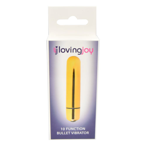 Loving Joy 10 Function Gold Bullet Vibrator 5 Loving Joy 10 Function Gold Bullet Vibrator - Image 5