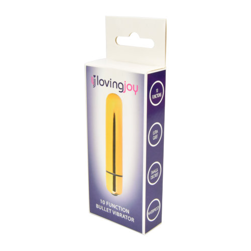 Loving Joy 10 Function Gold Bullet Vibrator 7 Loving Joy 10 Function Gold Bullet Vibrator - Image 7