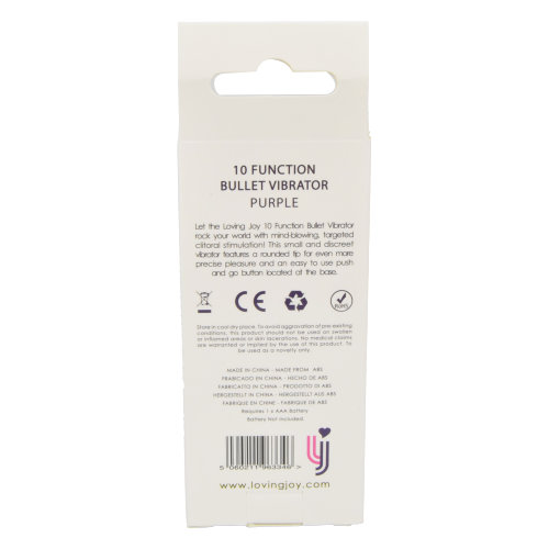 Loving Joy 10 Function Gold Bullet Vibrator 8 Loving Joy 10 Function Gold Bullet Vibrator - Image 8