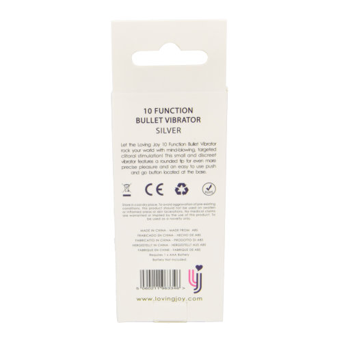 Loving Joy Single Speed Silver Bullet Vibrator 8 Loving Joy Single Speed Silver Bullet Vibrator - Image 8