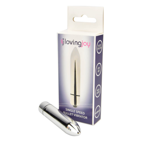 Loving Joy Single Speed Silver Bullet Vibrator 4 Loving Joy Single Speed Silver Bullet Vibrator - Image 4
