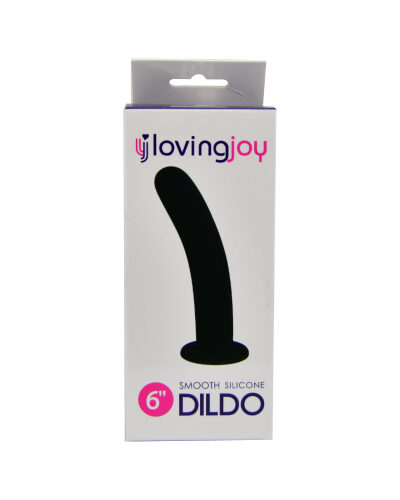 n11511 loving joy smooth silicone dildo 6 inch pkg 3