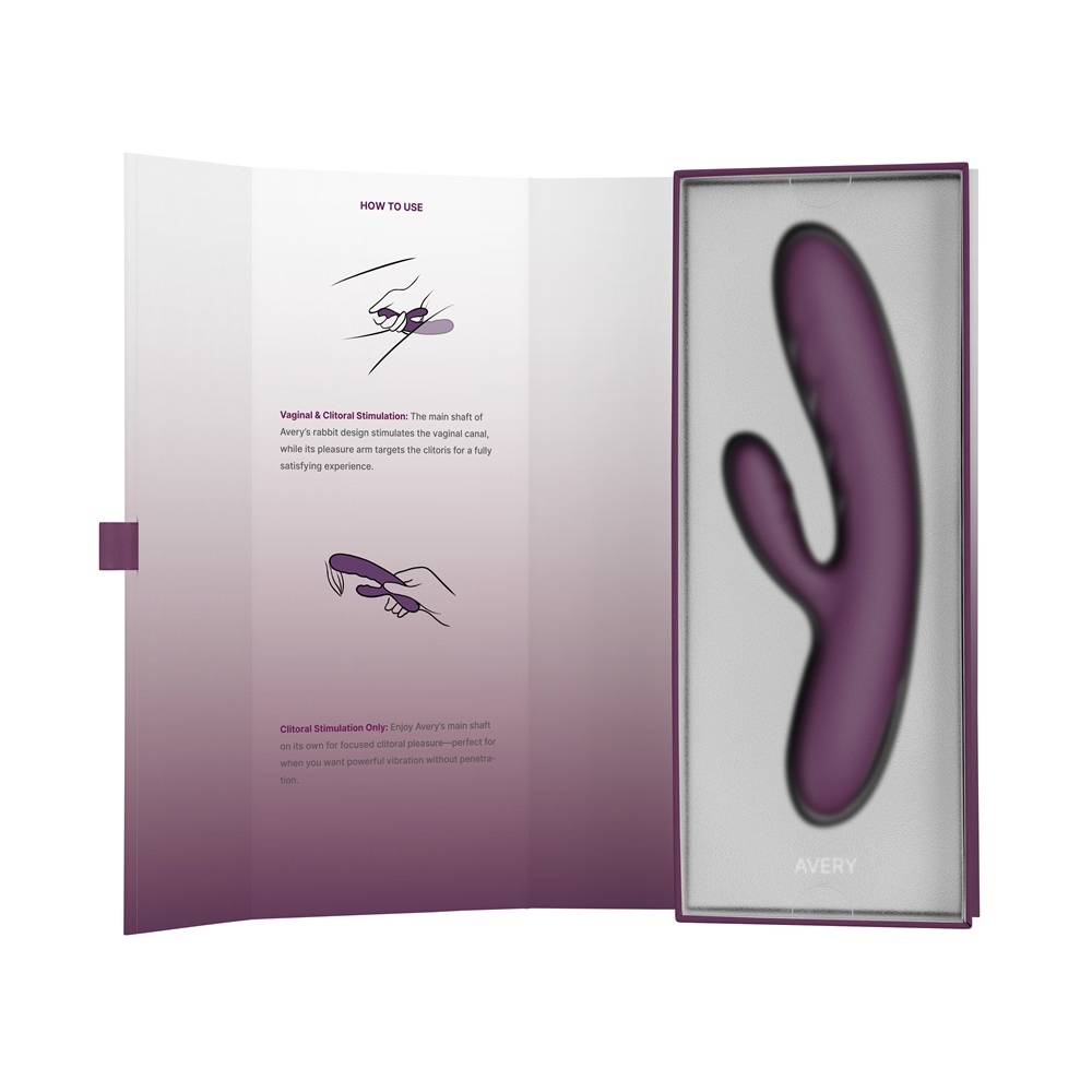 Svakom Avery Thrusting Vibrator with Clitoral Stimulator 8 Svakom Avery Thrusting Vibrator with Clitoral Stimulator - Image 8
