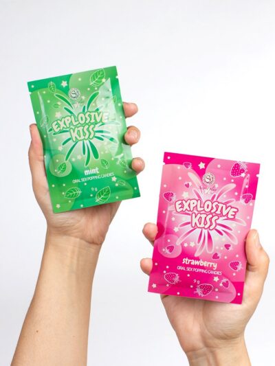 Explosive Kiss Popping Candies Strawberry Flavour
