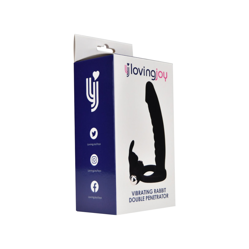 Loving Joy Double Fun Vibrating Rabbit Double Penetration Strap-On 4 Loving Joy Double Fun Vibrating Rabbit Double Penetration Strap-On - Image 4