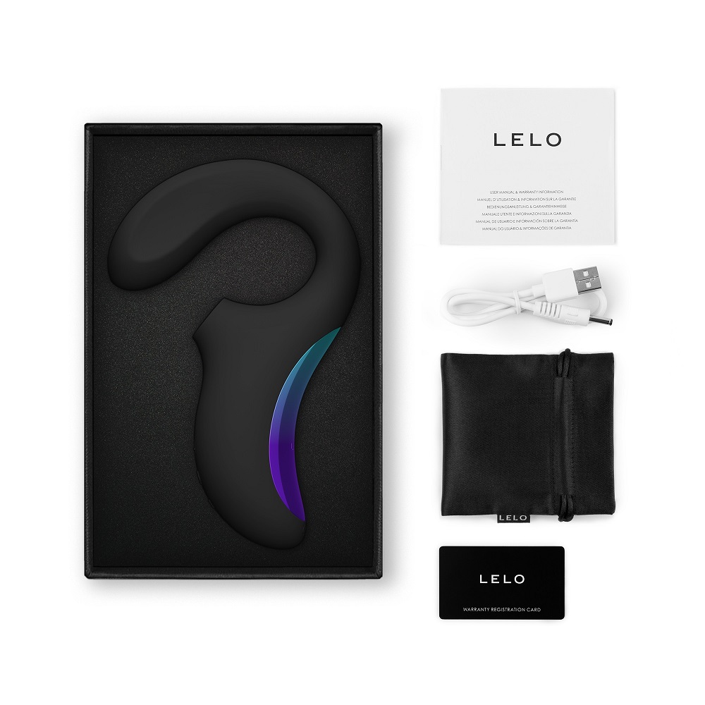 LELO Enigma Wave Dual Stimulation Sonic Massager Black 4 LELO Enigma Wave Dual Stimulation Sonic Massager Black - Image 4