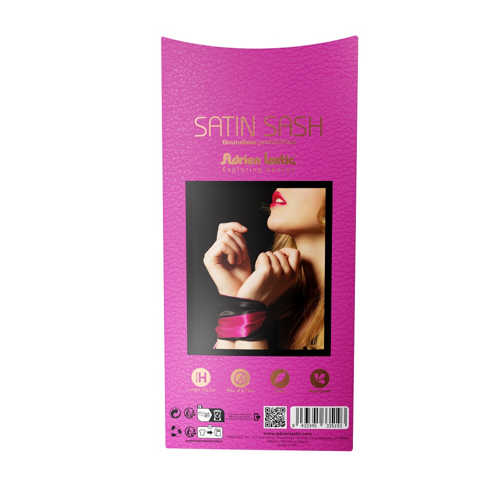 Adrien Lastic Satin Sash 4 Adrien Lastic Satin Sash - Image 4