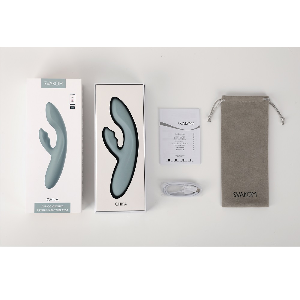 Svakom Chika App-Controlled Flexible Warming Rabbit Vibrator 8 Svakom Chika App-Controlled Flexible Warming Rabbit Vibrator - Image 8