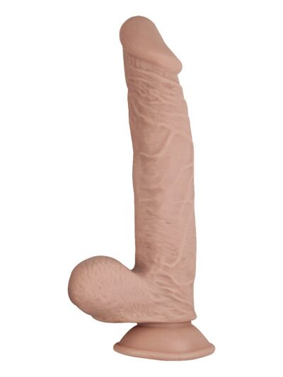 n12475 realcocks dual layer bendable dildo 9inch vanilla 2 1
