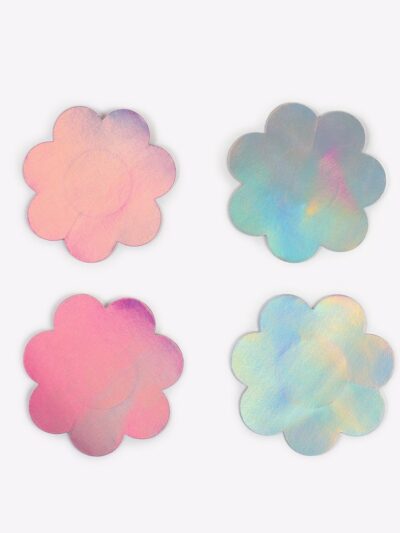 n12491 wow boobs flower nipple pasties 2 1