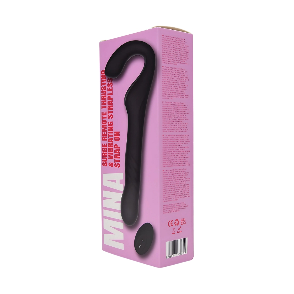 Mina Surge Remote Thrusting & Vibrating Strapless Strap On 15 Mina Surge Remote Thrusting & Vibrating Strapless Strap On - Image 15