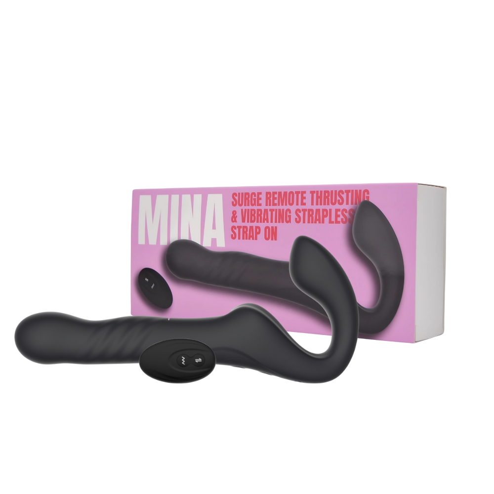 Mina Surge Remote Thrusting & Vibrating Strapless Strap On 18 Mina Surge Remote Thrusting & Vibrating Strapless Strap On - Image 18