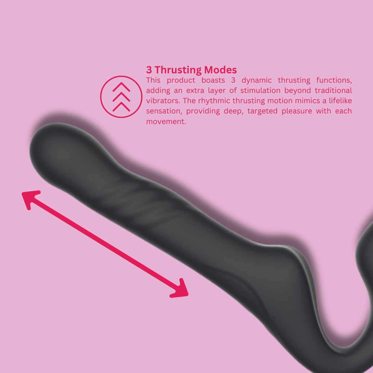 Mina Surge Remote Thrusting & Vibrating Strapless Strap On 12 Mina Surge Remote Thrusting & Vibrating Strapless Strap On - Image 12