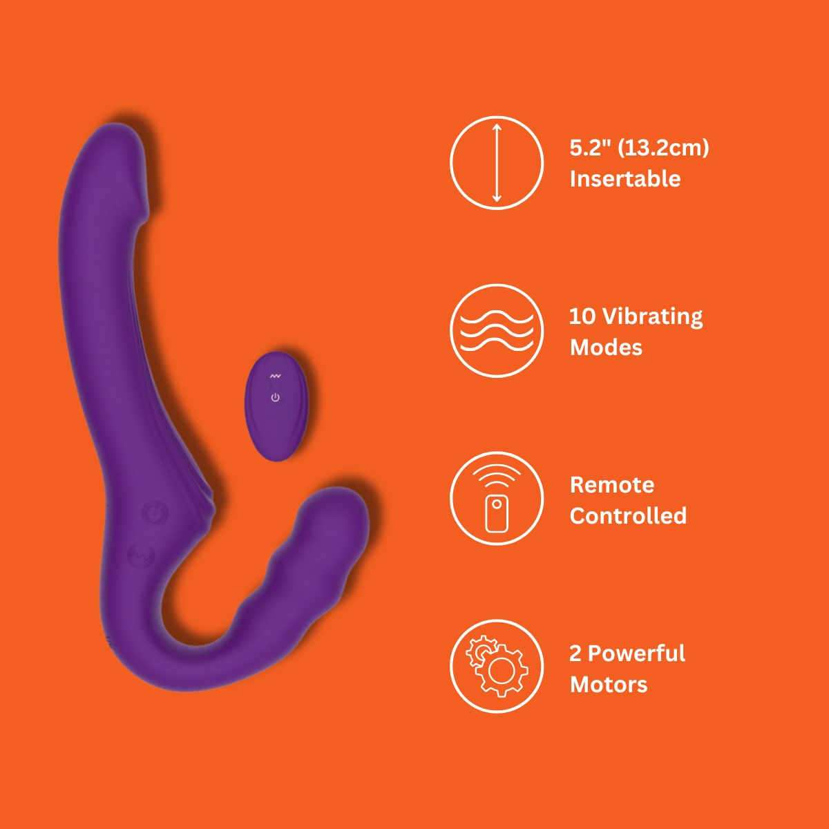 Mina Echo Remote Vibrating Strapless Strap On 8 Mina Echo Remote Vibrating Strapless Strap On - Image 8