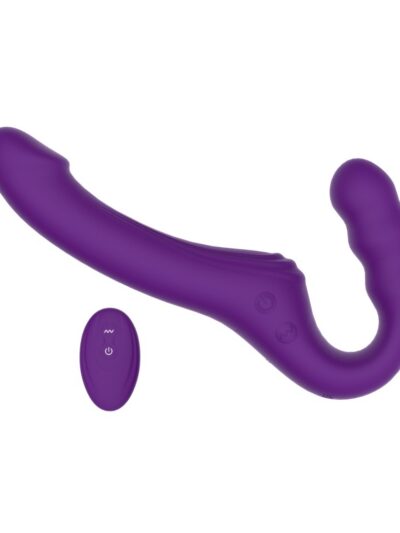 Mina Echo Remote Vibrating Strapless Strap On