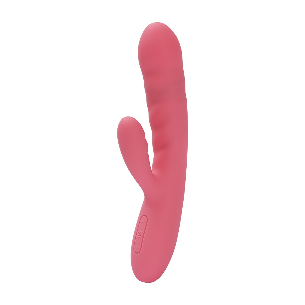 Svakom Avery Thrusting Vibrator with Clitoral Stimulator Pink 7 Svakom Avery Thrusting Vibrator with Clitoral Stimulator Pink - Image 7