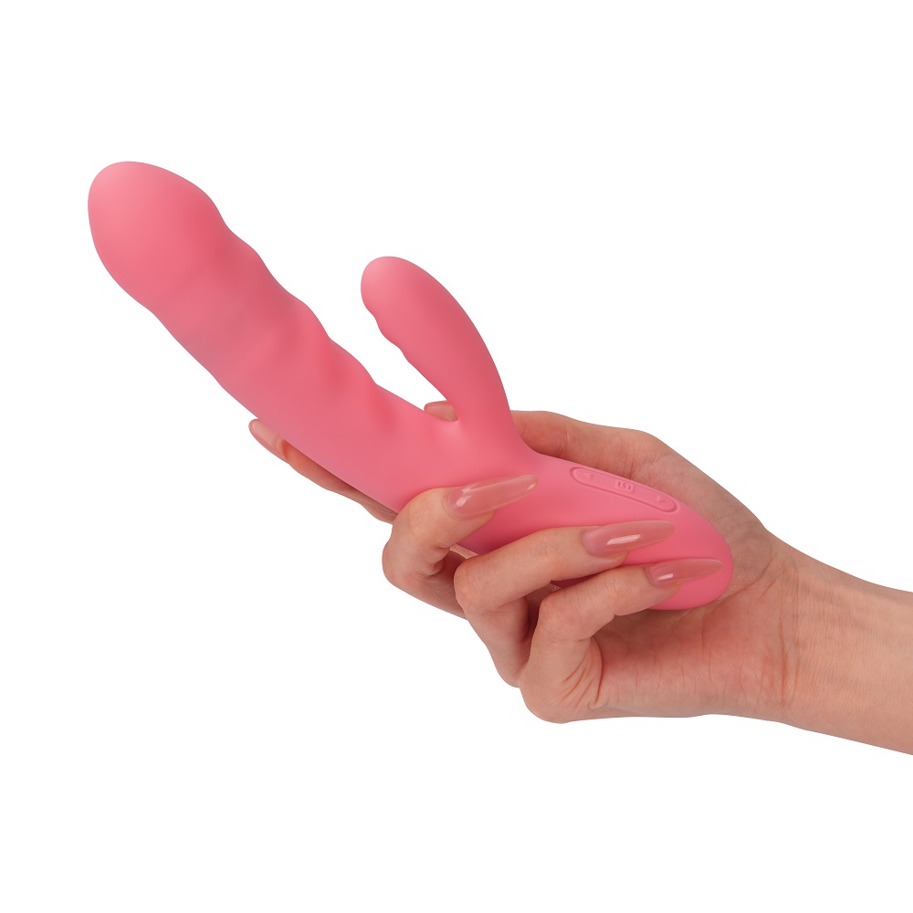 Svakom Avery Thrusting Vibrator with Clitoral Stimulator Pink 8 Svakom Avery Thrusting Vibrator with Clitoral Stimulator Pink - Image 8