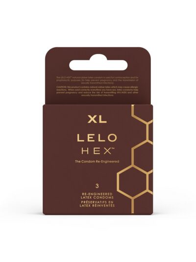 LELO HEX Condoms Respect XL 3 pack