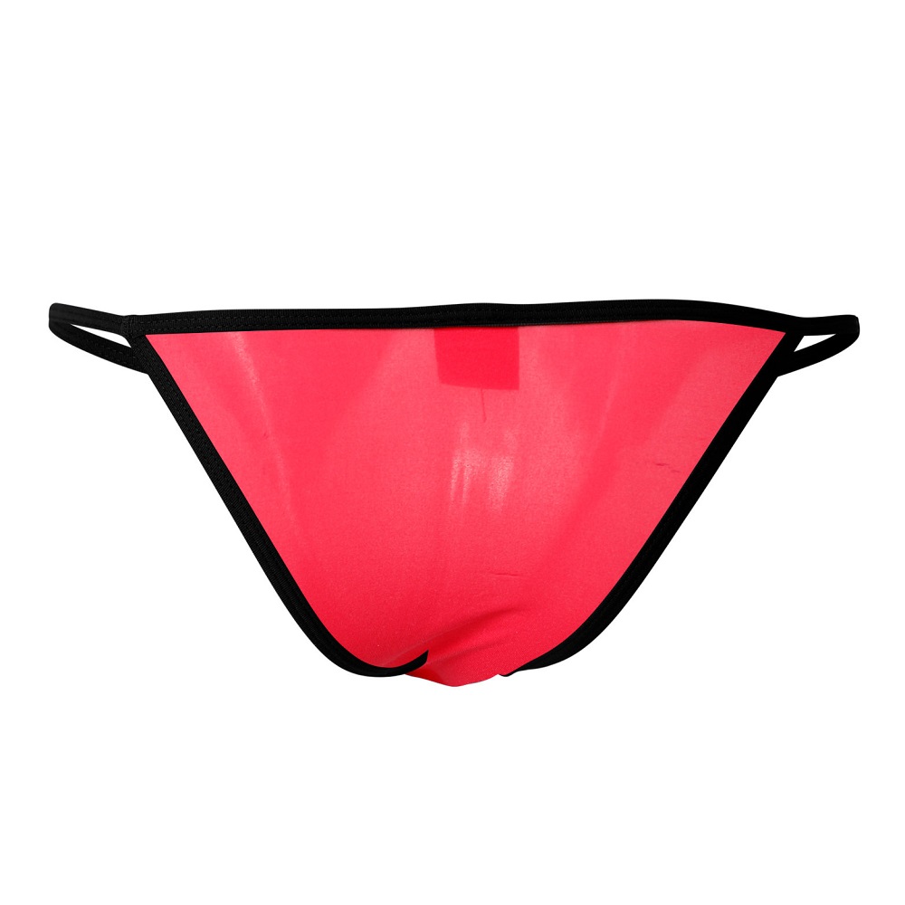 C4M Briefkini Red 2 C4M Briefkini Red red bikini underwear brief rear view