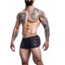 C4M L4CE Trunk Black mens lace trunk boxer with black lace trunk design