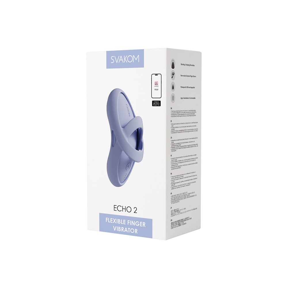 Svakom Echo 2 Finger Vibrator Blue 7 Svakom Echo 2 Finger Vibrator Blue - Image 7