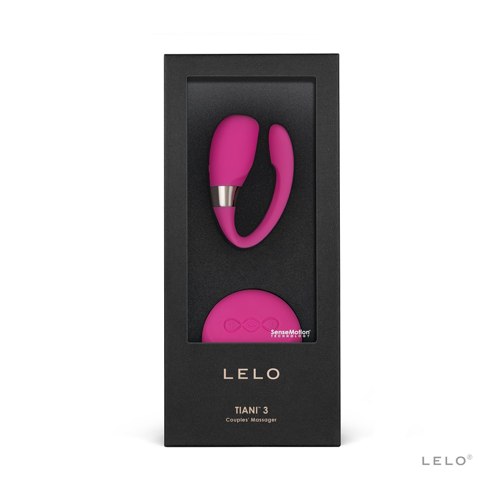 LELO Tiani 3 Couples Massager Cerise 2 LELO Tiani 3 Couples Massager Cerise - Image 2