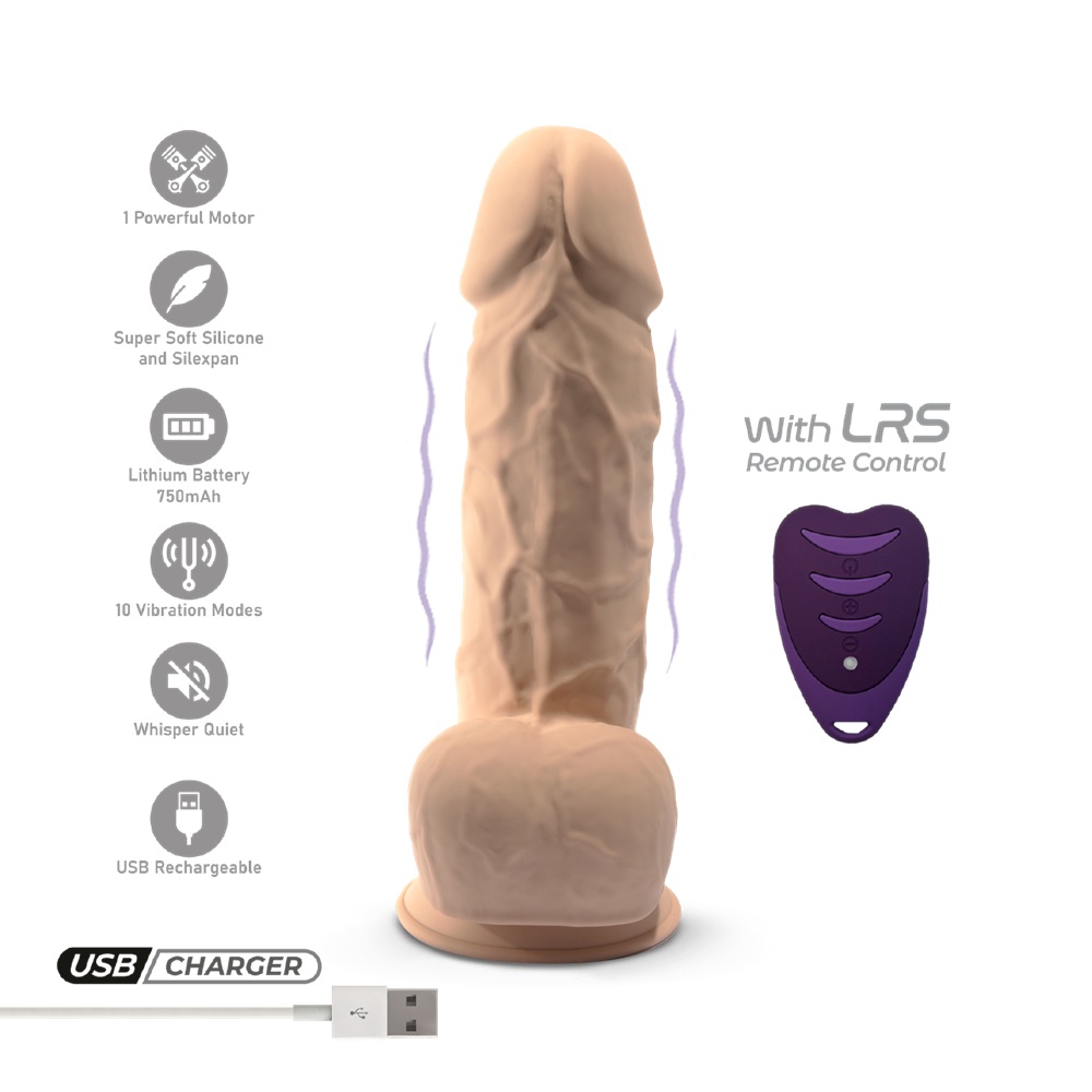 SilexD 8.5 inch Remote Controlled Vibrating Girthy Silicone Dildo 9 SilexD 8.5 inch Remote Controlled Vibrating Girthy Silicone Dildo - Image 9