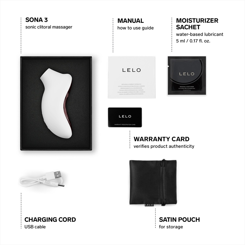 LELO Sona 3 Clitoral Massager Cream 4 LELO Sona 3 Clitoral Massager Cream - Image 4