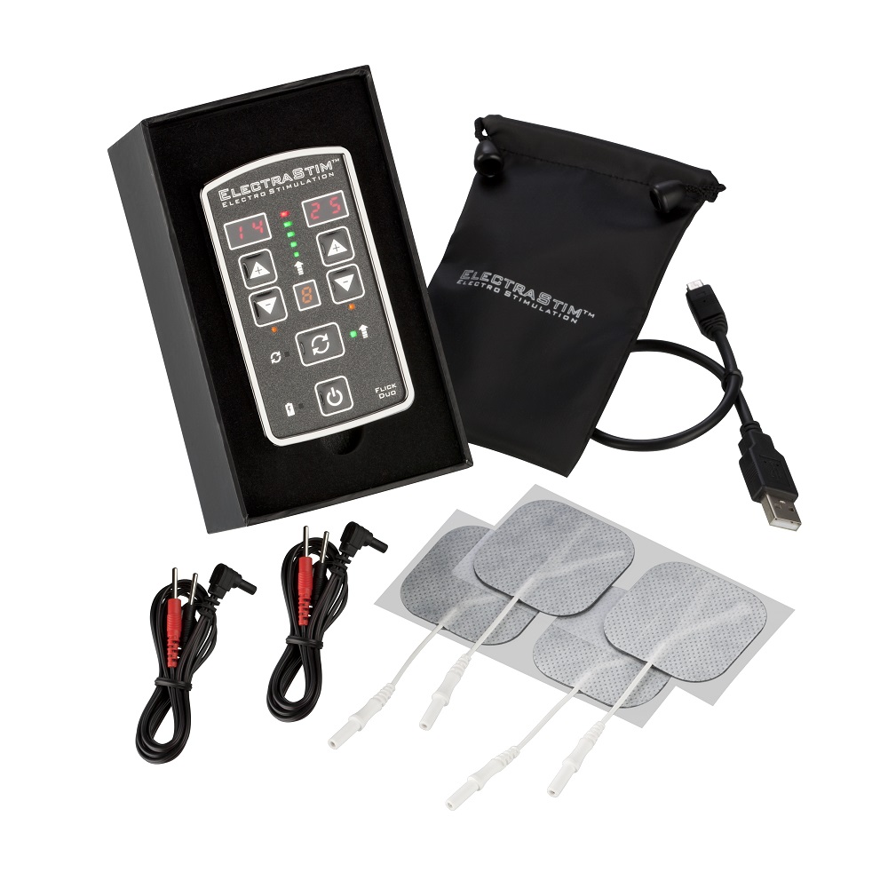 Electrastim Flick Duo Stimulator Pack EM80-E 1 Electrastim Flick Duo Stimulator Pack EM80-E