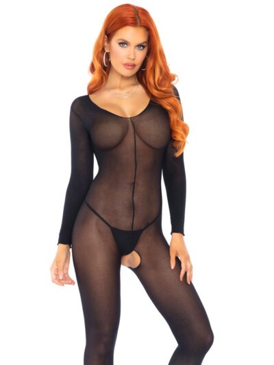 Leg Avenue Sheer Long Sleeves Bodystocking