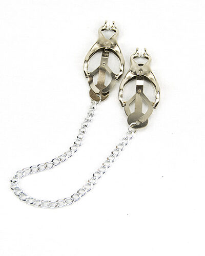 Bound to Please Squeezer Teaser Clover Nipple Clamps with Chain