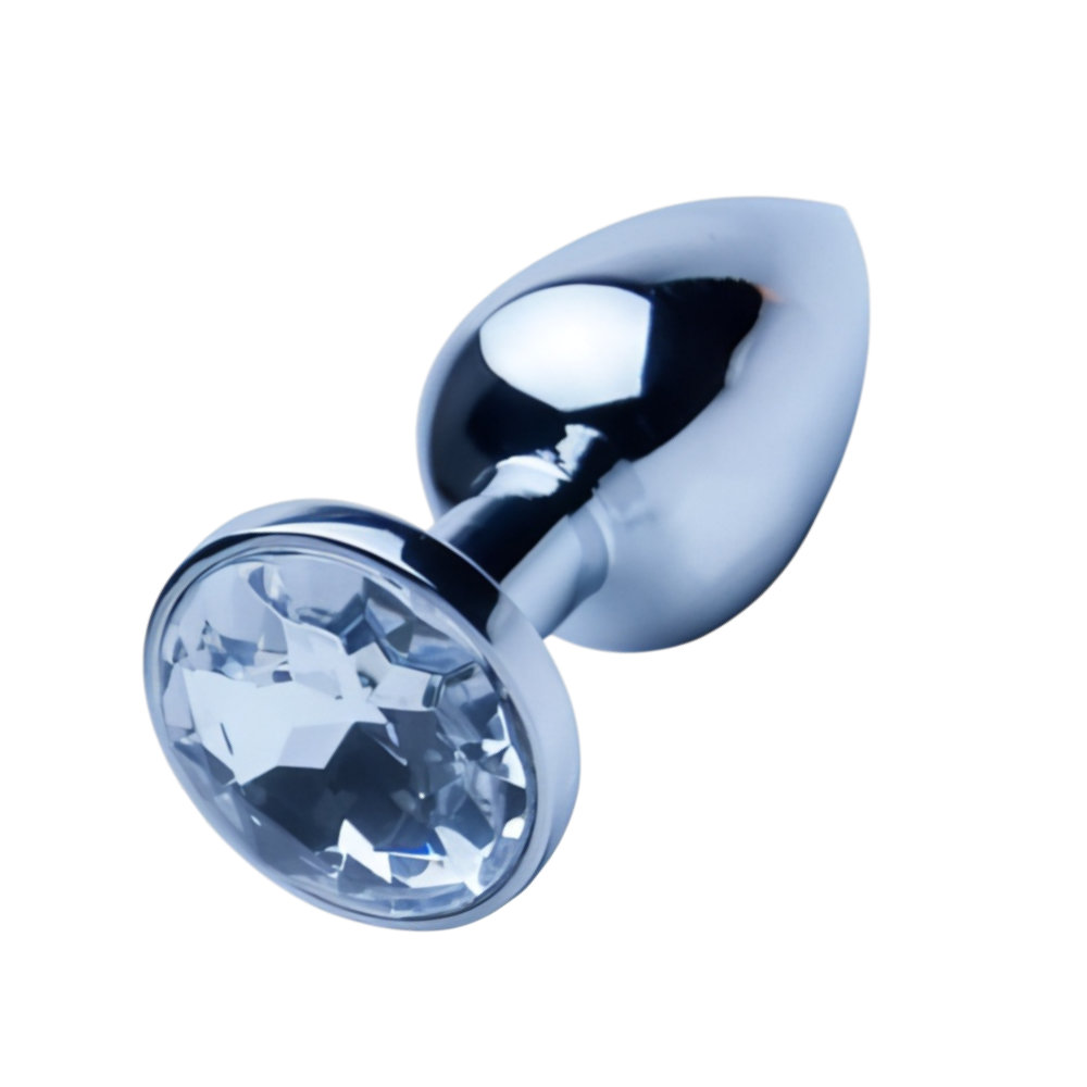 Precious Metals Silver Butt Plug-Small 2 Precious Metals Silver Butt Plug-Small - Image 2